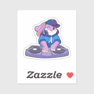 Bunny as Musician with Mixer