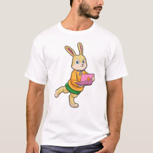 Bunny as Secretary with Laptop T-Shirt