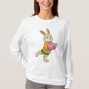 Bunny as Secretary with Laptop T-Shirt