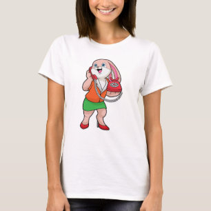 Bunny as Secretary with Phone T-Shirt