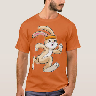 Bunny at Running with Head T-Shirt