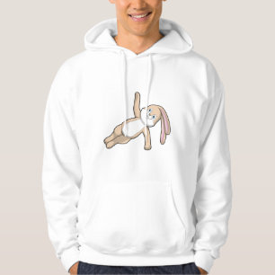 Bunny at Yoga Stretching Hoodie