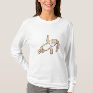 Bunny at Yoga Stretching T-Shirt