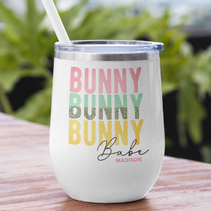 Bunny Babe Cute Modern Girly Easter Personalised