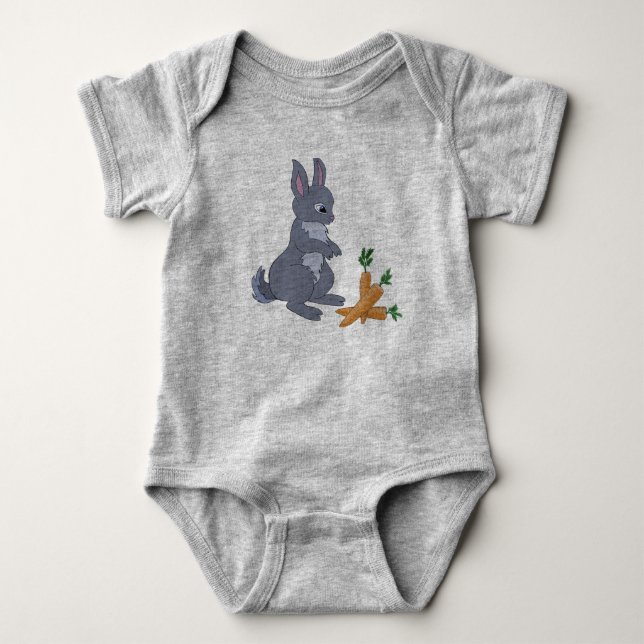 Bunny Baby Bodysuit (Front)
