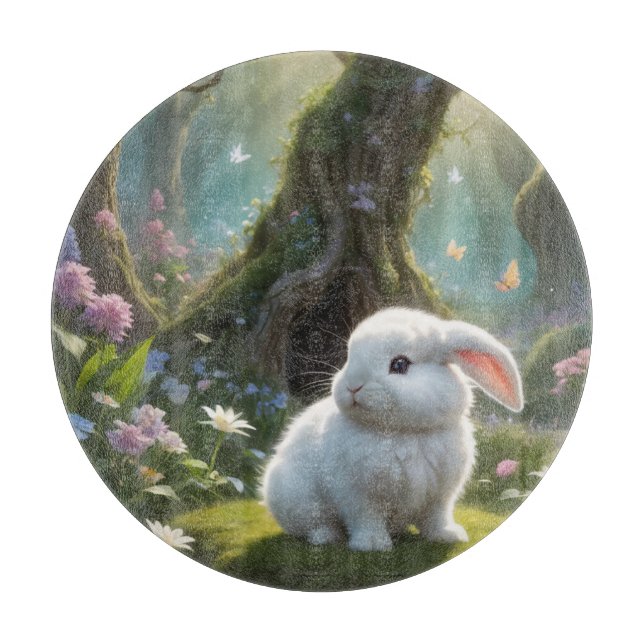 Bunny Baby Cutting Board (Front)
