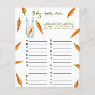 Bunny - Baby name race game