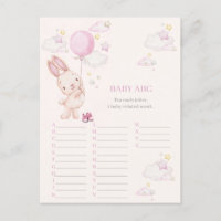 Bunny Baby Shower Girl Game