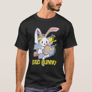 Bunny Bad Rabbit Christian Easter Eggs Holly Week  T-Shirt