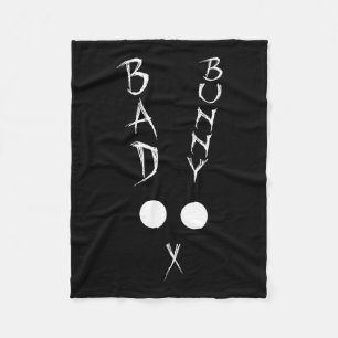 Bunny Bad Rabbit Happy Easter Eggs Hunting Spring  Fleece Blanket