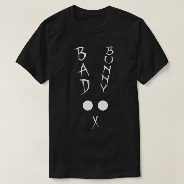 Bunny Bad Rabbit Happy Easter Eggs Hunting Spring  T-Shirt (Design Front)