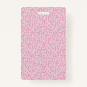 Bunny badge ID badge
