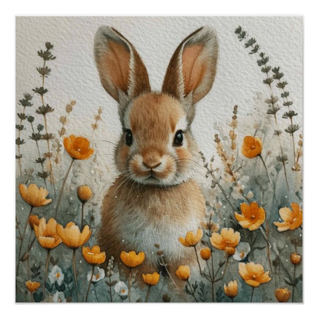 Bunny Ballet: A Bit of Whimsy Bunny Poster (Front)