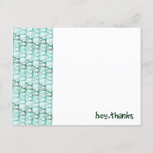 Bunny Banner Thank You Card