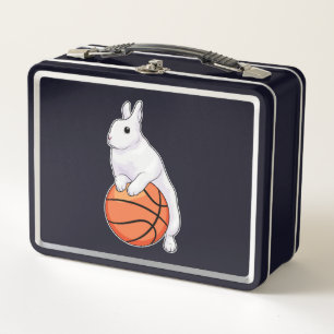 Bunny Basketball player Basketball Metal Lunch Box