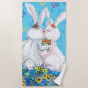 Bunny Beach Towel - Hug