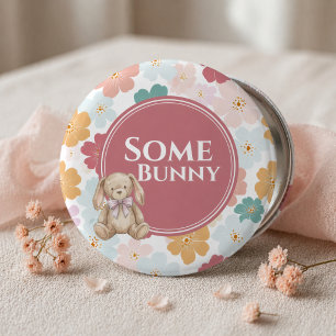 Bunny Birthday Button Cute Bunny Party
