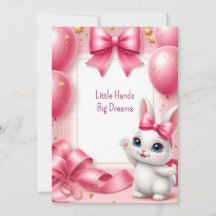 Bunny Birthday Party Pink PinkTheme 🐰