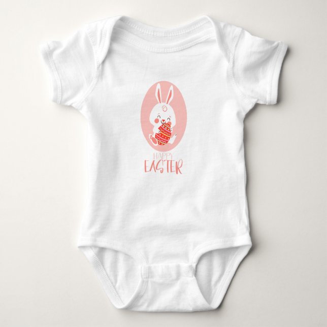 Bunny Bliss Baby Bodysuit (Front)