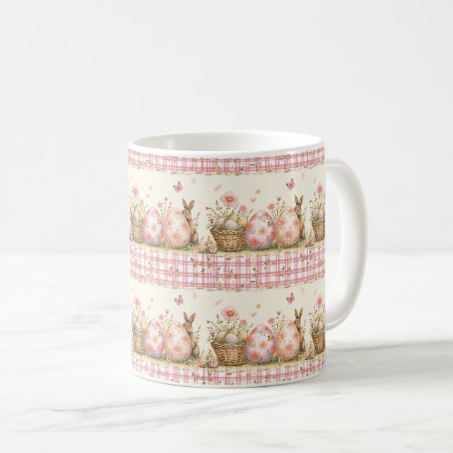 Bunny Bliss Moments: Eggstraordinary Delight Coffee Mug (Front Right)
