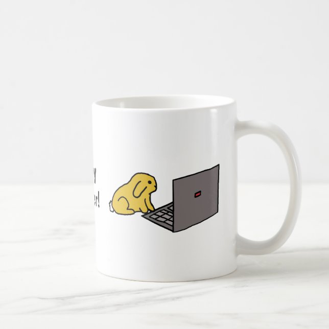 Bunny Blogger! | mug (Right)