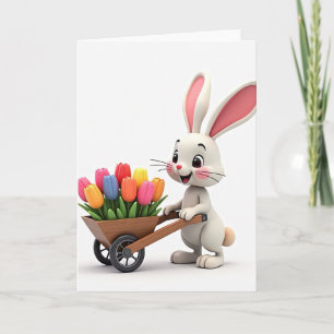 Bunny Blooms Delivery Card
