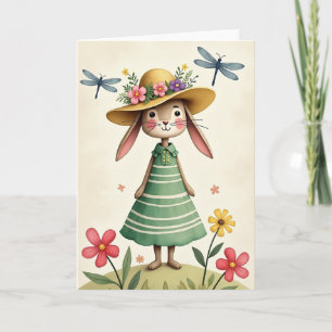 Bunny Blooms Summer Day Card