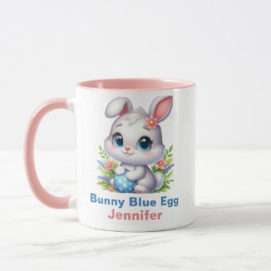 Bunny Blue Egg Mug