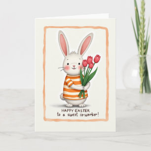 Bunny Bouquet Springtime Card