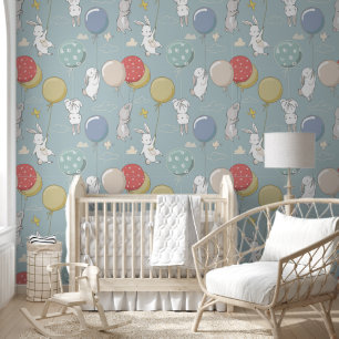 Bunny Bunnies Balloon Balloons Wall Covering 