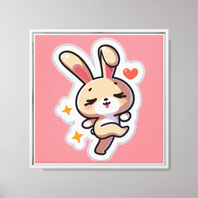 Bunny Canvas Print (Front)