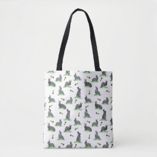 Bunny Carrot Craze All Over Print Bag