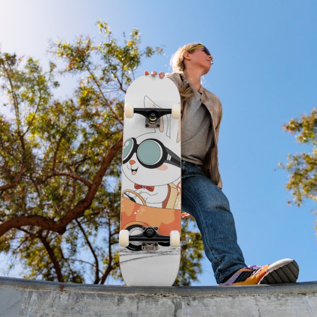 Bunny Carrot Hopping Ride Skateboard (Outdoor 1)