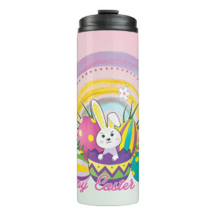 Bunny Celebrates Easter Day Thermal Tumbler