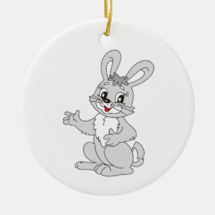 Bunny Ceramic Tree Decoration