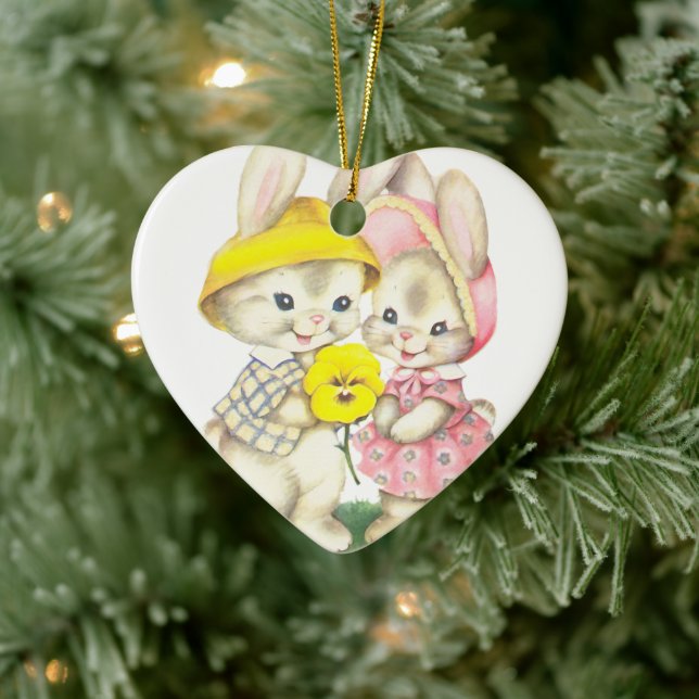 Bunny  ceramic tree decoration (Tree)