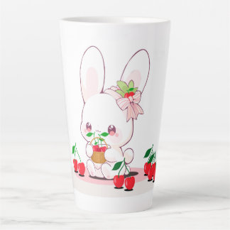 Bunny & Cherries Latte Mug