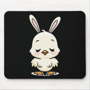 Bunny Chick Sticker2 Mouse Pad
