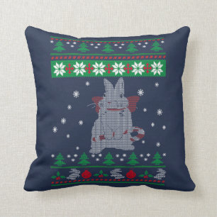 Bunny Christmas Cushion