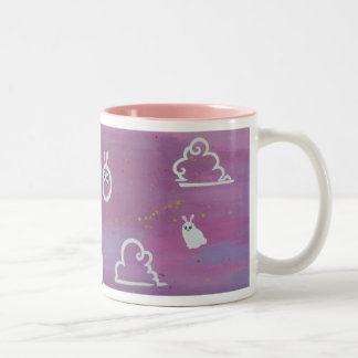 "Bunny clouds" mug