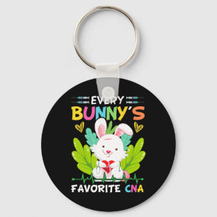 Bunny Cna Nurse Fun Easter Day Hospital Medical Wo Key Ring