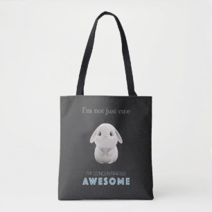 Bunny Concentrated Awesome Cute Adorable Funny  Tote Bag