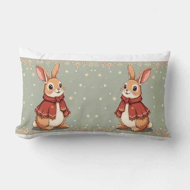 Bunny Cuddle Pillow (Front)