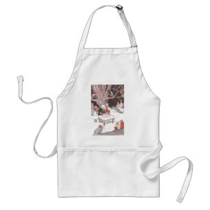 Bunny Cuts Birthday Cake Standard Apron