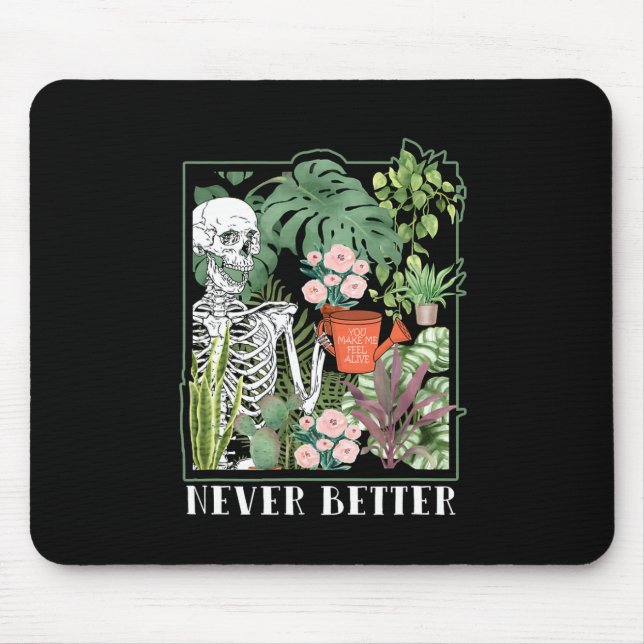 Bunny Detailed Graphic Design Valentine's Day  Mouse Pad (Front)