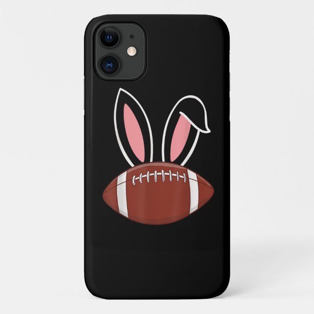 Bunny Ears American Football Case-Mate iPhone Case (Back)
