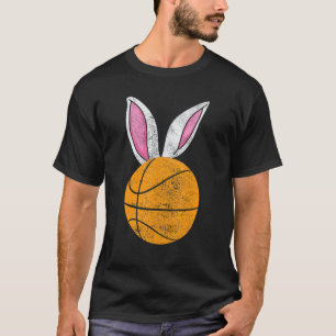 Bunny Ears Basketball Catcher Happy Easter boys gi T-Shirt