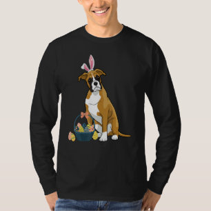 Bunny Ears Boxer Dog Cute Doge Rabbit T-Shirt