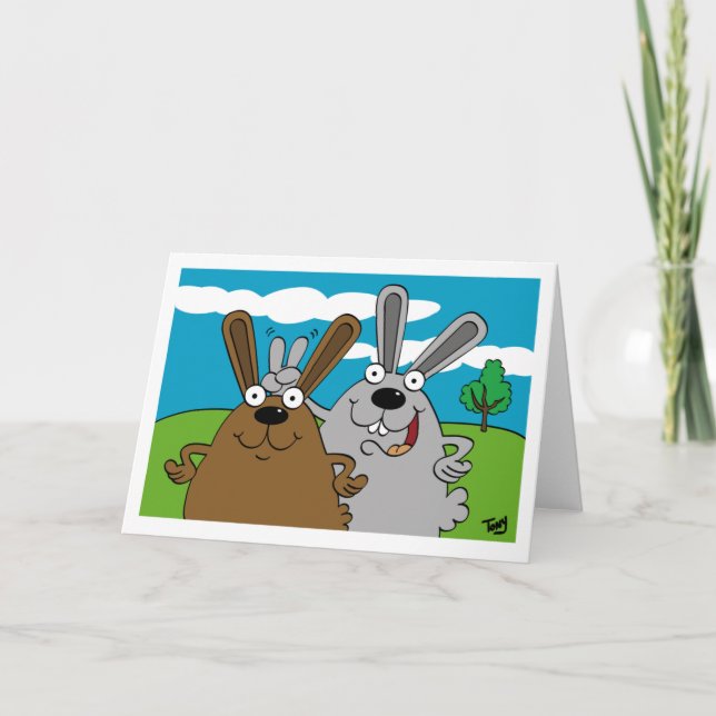 Bunny Ears Card (Front)