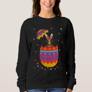 Bunny Ears Eggs Costume Cute Easter Day Graphic Be Sweatshirt
